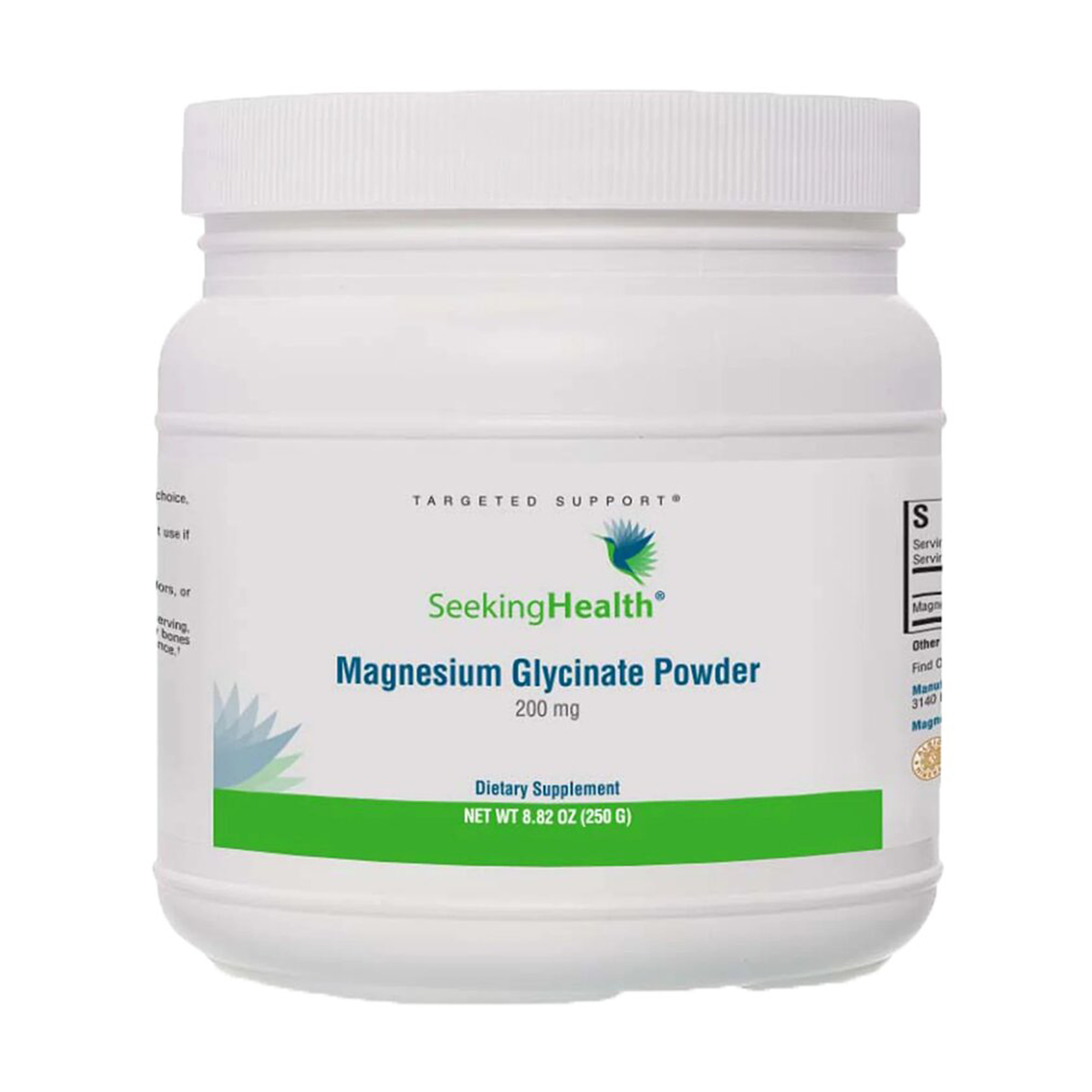 Магній гліцинат Seeking Health Magnesium Glycinate Powder 200 мг, в порошку, 187.5 г